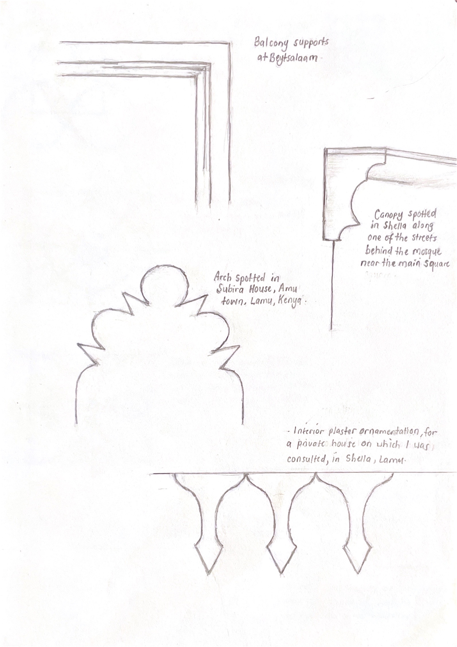 Measured Drawing - Architectural Features