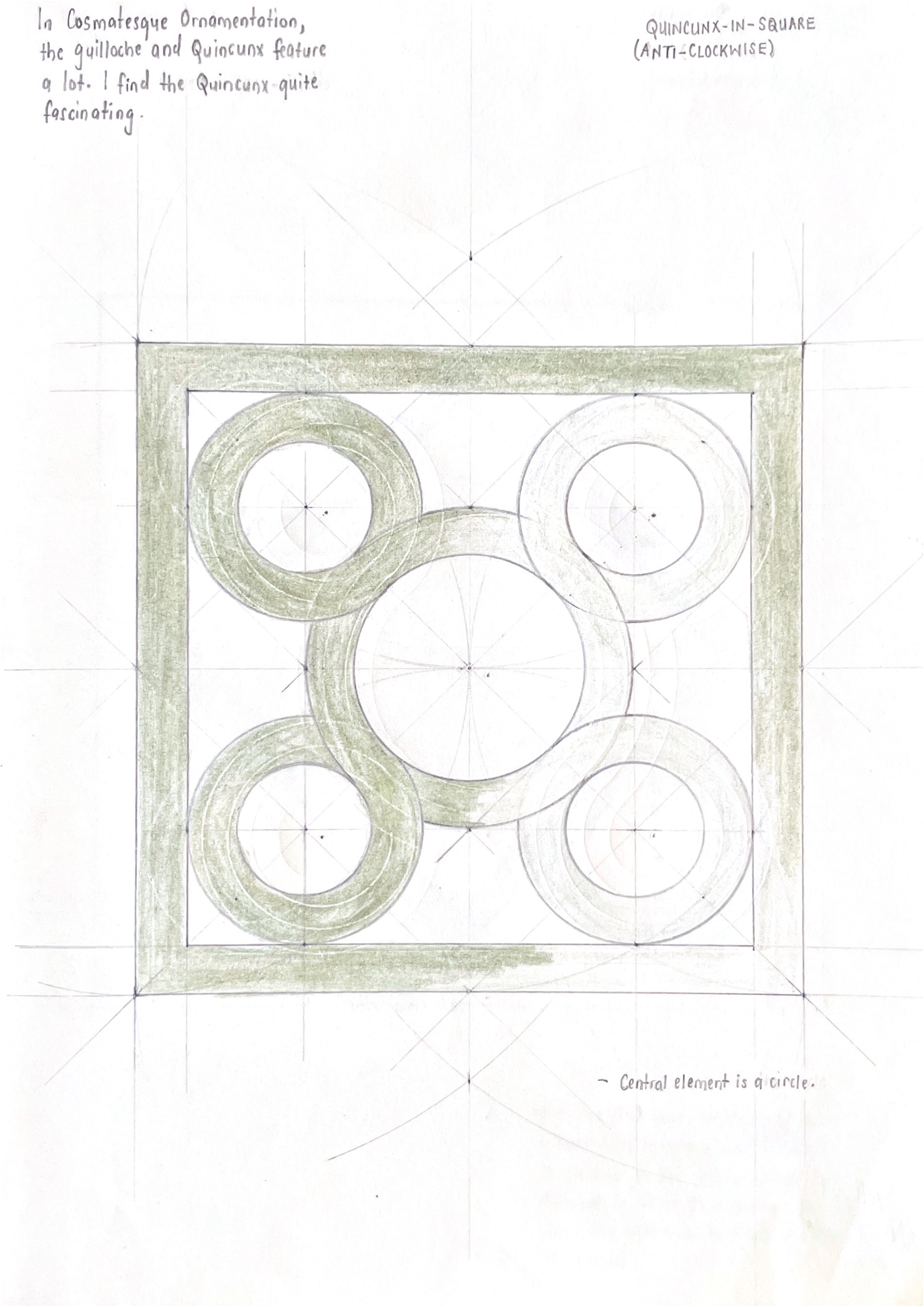 Measured Drawing - Cosmatesque Ornamentation
