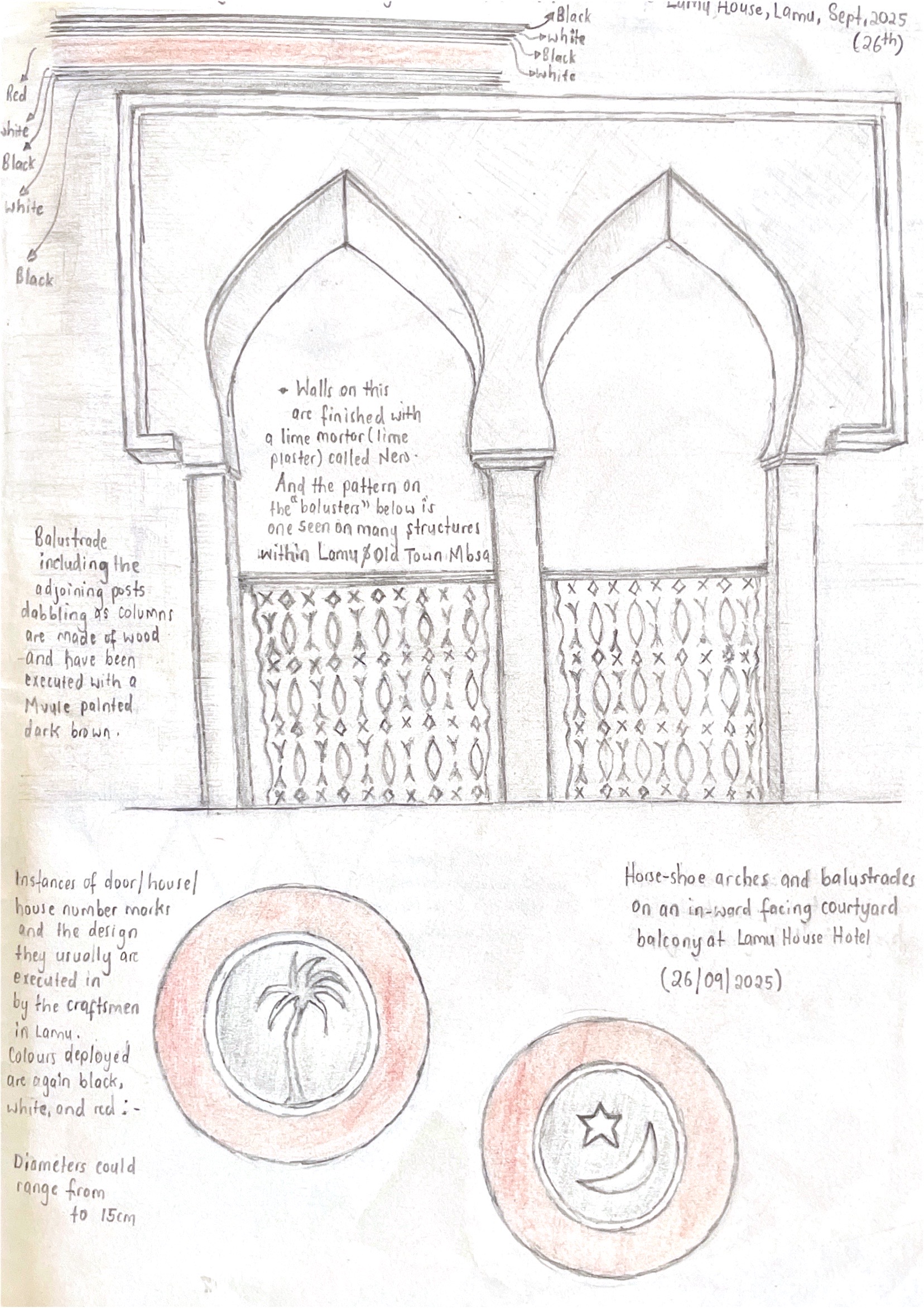 Measured Drawing - Lamu House