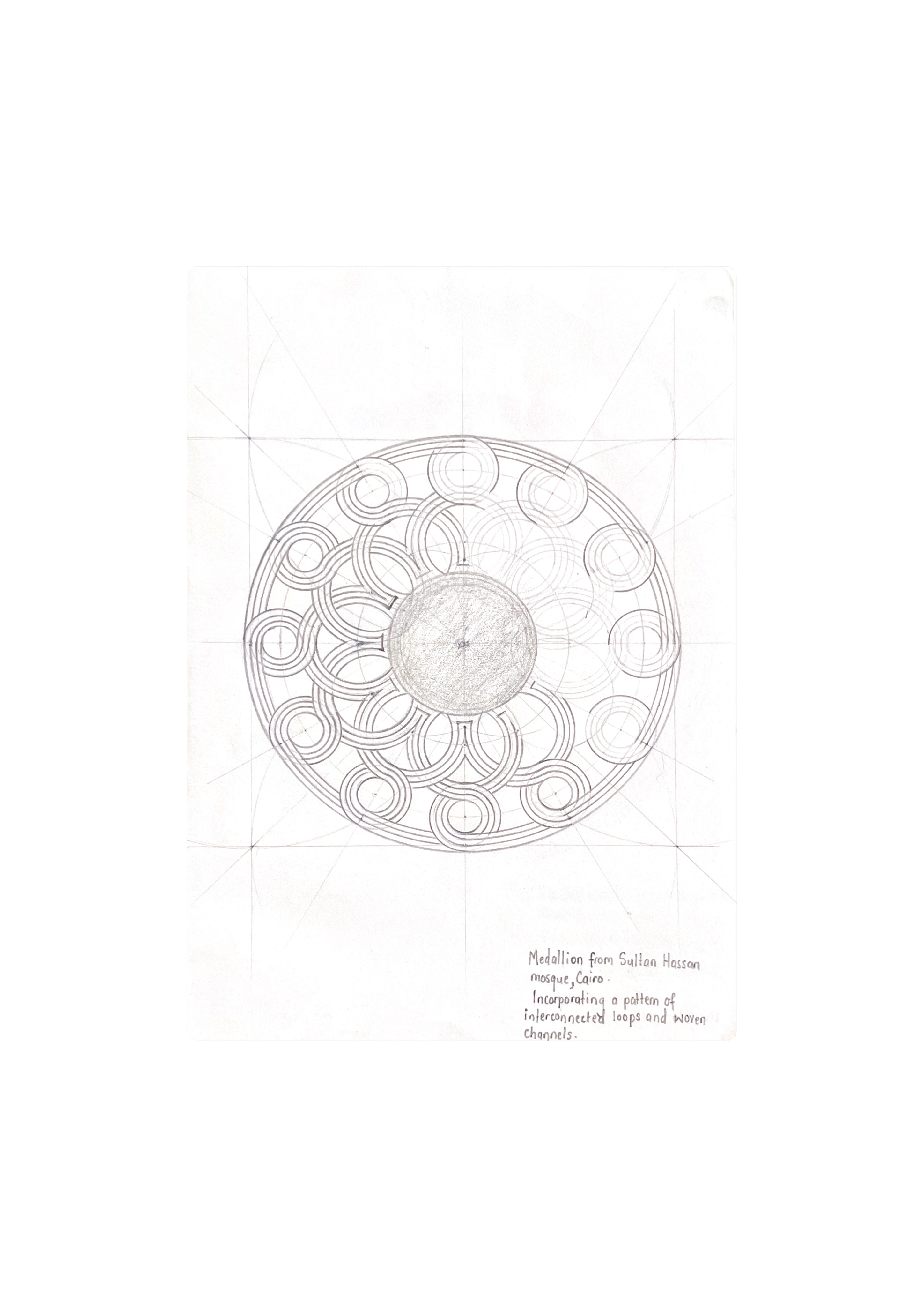 Measured Drawing - Medallion Design