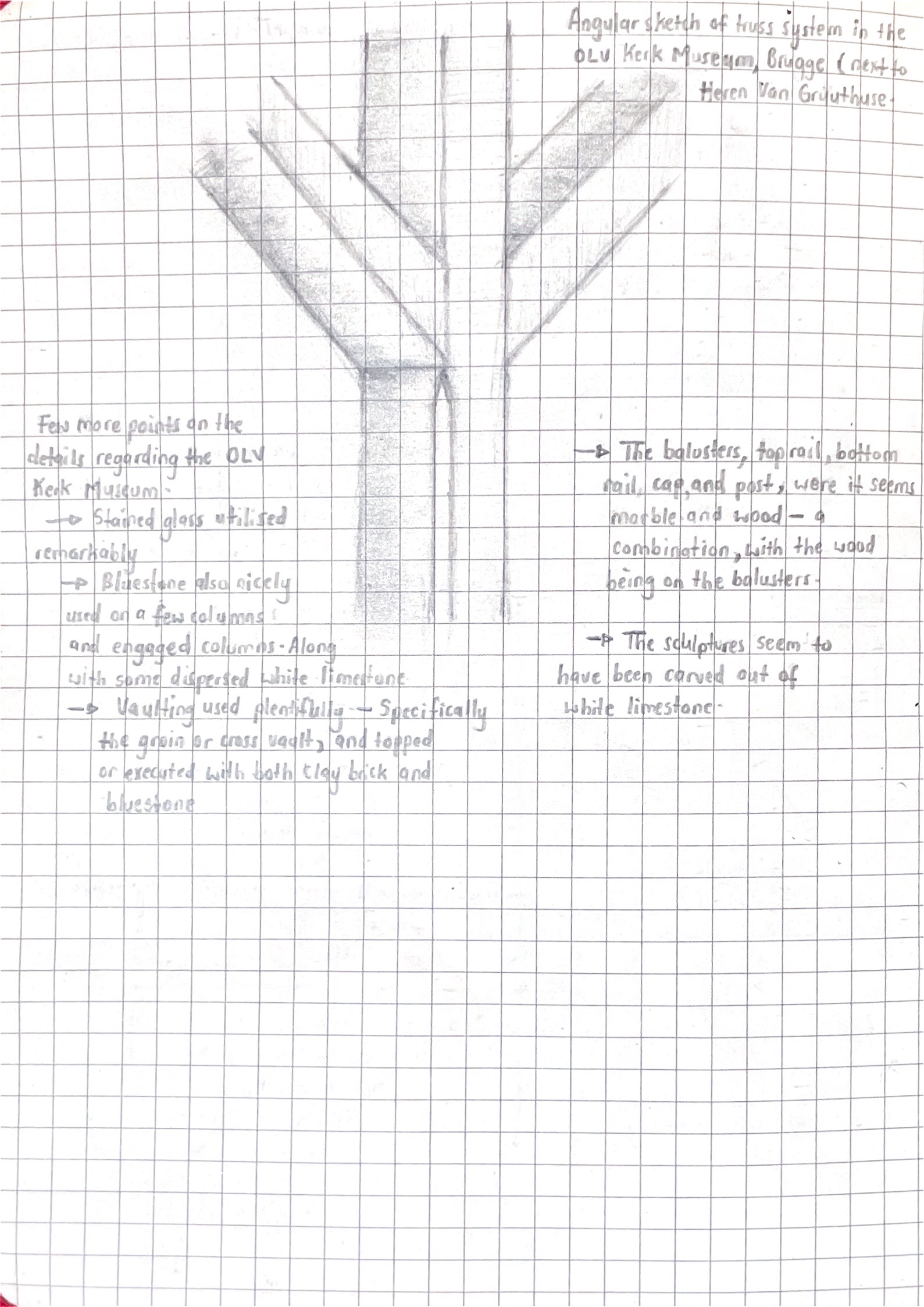 Measured Drawing - Truss System
